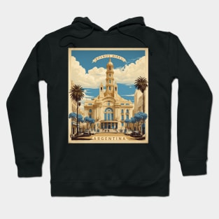 Buenos aires Argentina Vintage Tourism Poster Hoodie